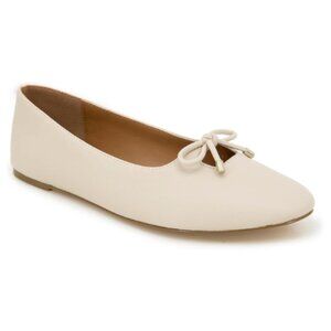 Elegant Cream Ballet Flats 8